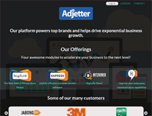 Tablet Screenshot of adjetter.com